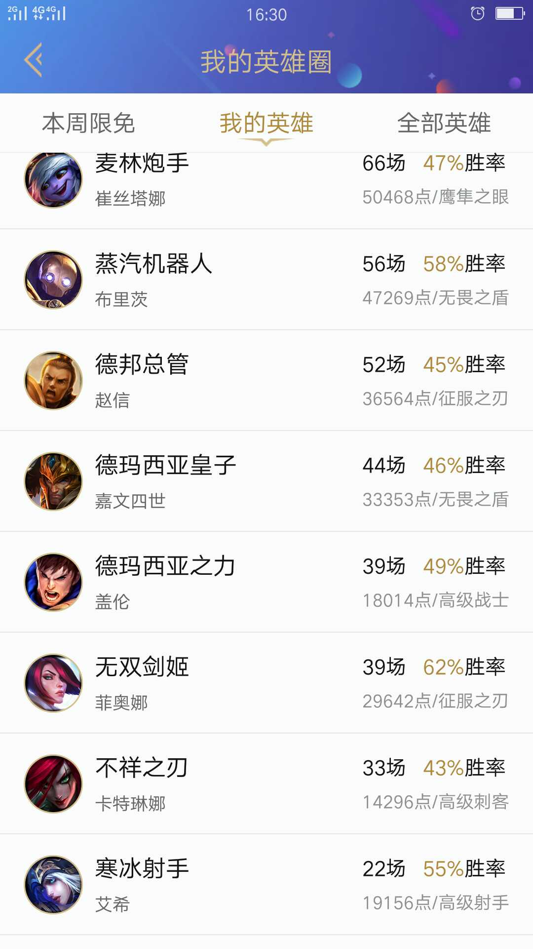 英雄联盟租号