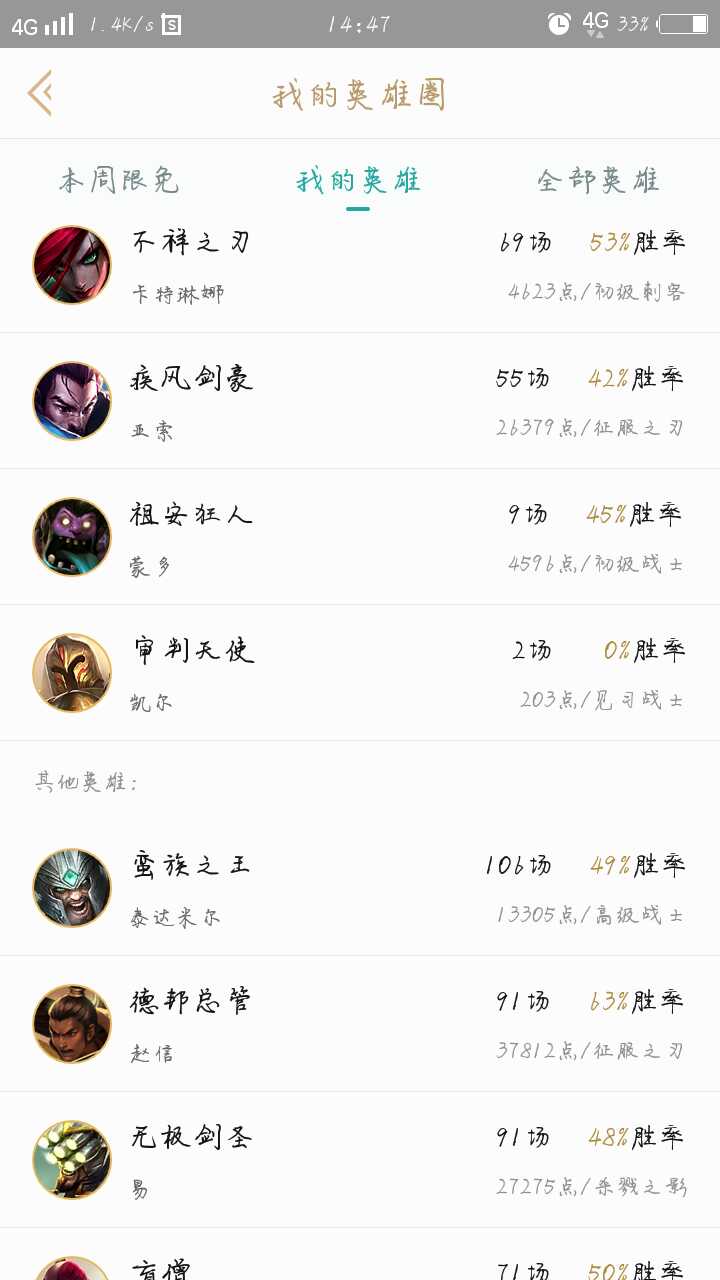 英雄联盟租号