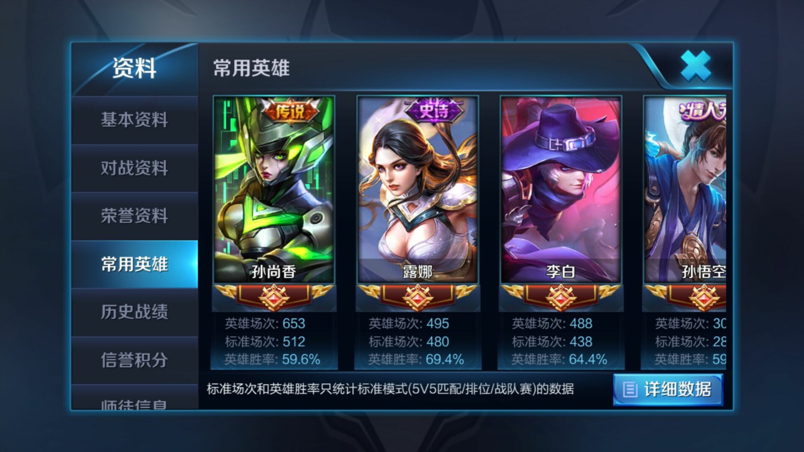 一区51星荣耀装逼必备皮肤多英雄满除了武则天此王者荣耀账号已出租0